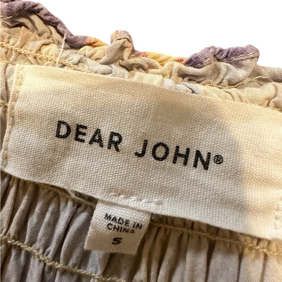 Dear John MELODIE TIERED RUFFLE Southwest Meadow DRESS Size S - Picture 8 of 11